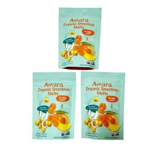 NEW Amara Organic Baby Smoothie Melts Bundle Exp 12 2026